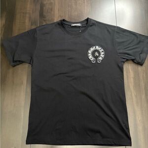 Chrome Hearts Black Embroidered Cross Tee